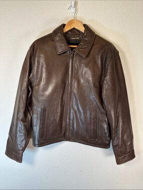 Brown Lambskin Leather Jacket